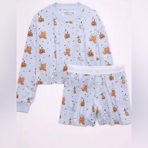 American eagle snoopy Halloween pajama set